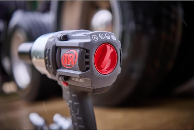 Ingersoll Rand W8191 1" 20V Cordless Impact Wrench Bare Tool, 2000 ft-lb Torque, Friction Ring Thru-hole, Pistol