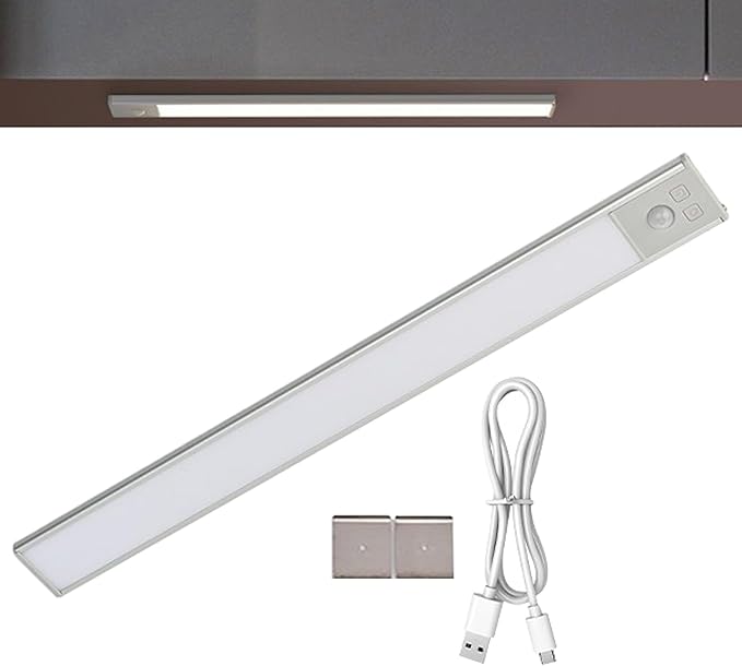 Under Cabinet Lights | Motion Sensor Light Indoor Closet - Energy Saving Fixtures Nightlight for Stair Bar Drawers Wardrobe Bedroom