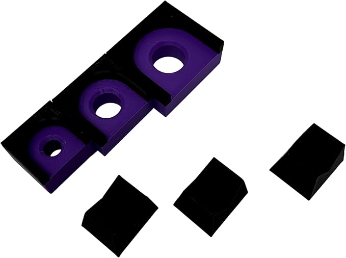 MagAttach Ratchet Organizer Kit (3 Piece Set (2-Pack), Purple/Black)