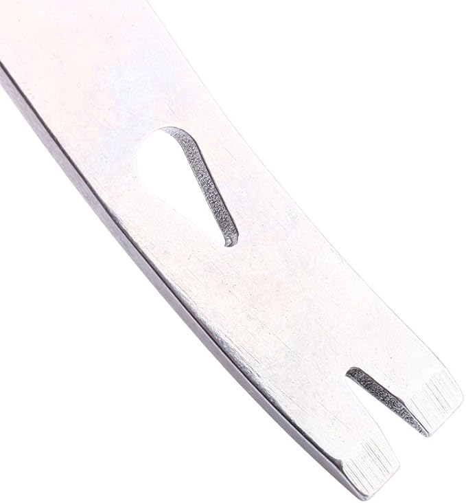 Yosoo 2pcs Stainless Steel Pocket Bar, EDC Gear Mini 3inch Crank Crowbar, Pocket Pry Bar Keychain Keyring, Multi Tool Survival Scraper Opener, Size: 76 x 12.5 x 2.1mm(L x W x T)