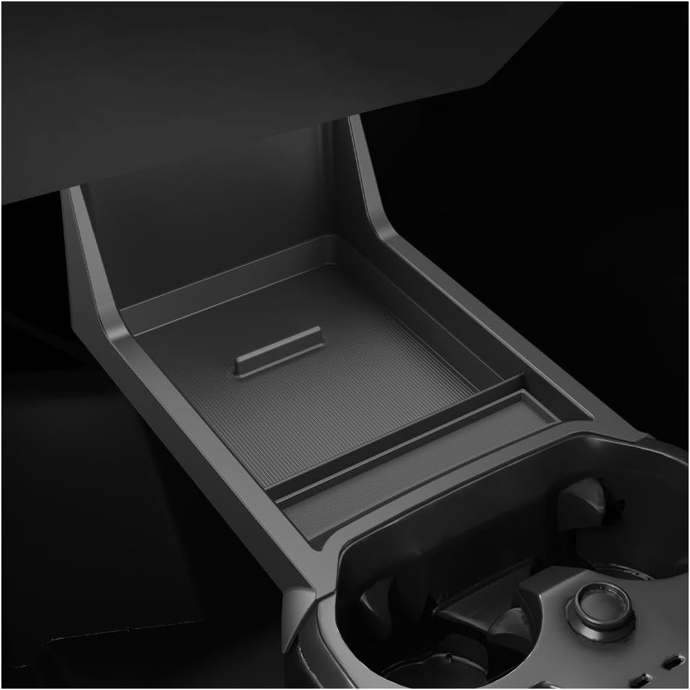 for 2022-2026 BMW IX Armrest Storage Box Console Organizer ABS Materials Center Console Armrest Organizer Tray