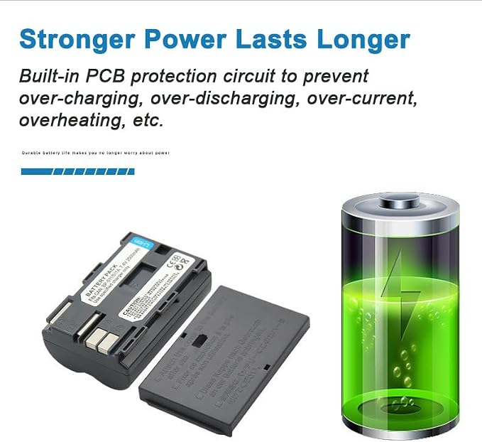 BP511 Camera Battery Multifunctional Charger Set Compatible