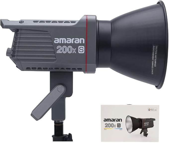 amaran 200x S 200W Bi-Color LED Video Light, DC/AC Power Supply Bowens Mount