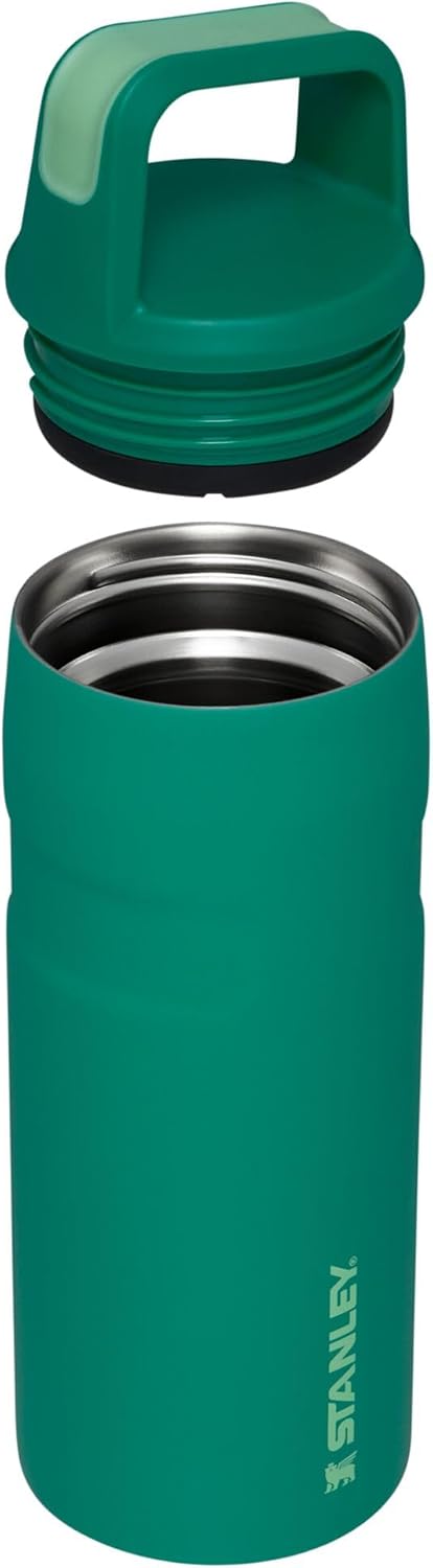 Stanley IceFlow Cap and Carry Water Bottle | Wide Mouth Twist Lid | Lightweight & Leakproof for Travel & Sports | Insulated Stainless Steel | BPA-Free