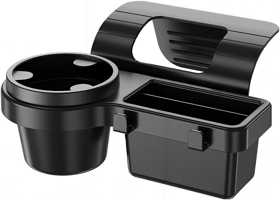 Car Door Window Storage Organizer with Cup Holder