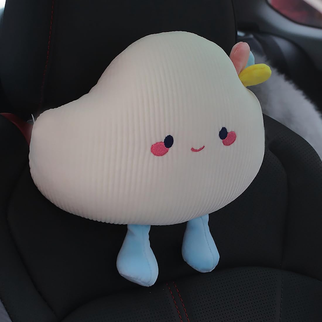 Bee Shaped Lumbar Support Pillow for Car Office Driver Seat Waist Cushion 1 PCS