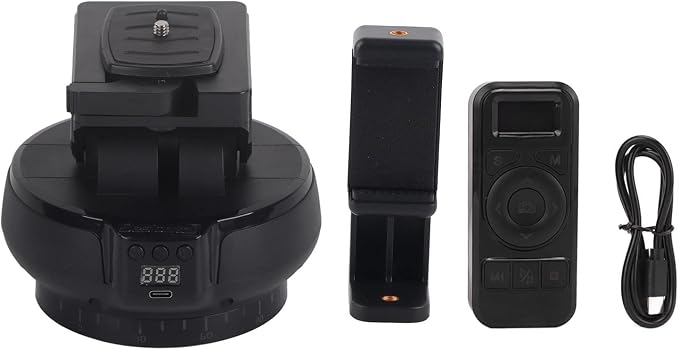Motorized Pan Tilt Head, 100m Control, 360 Degree Rotation, Tilt ±35 Degree