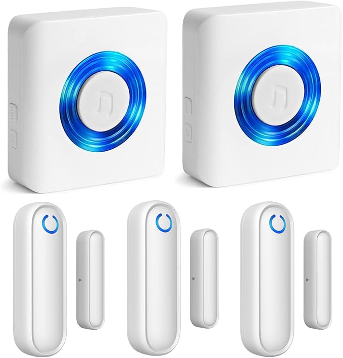 Caregiver Pager Door Alarms for Dementia Patients/Kids Safety/Home Security