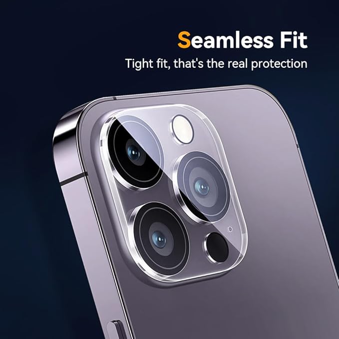 Camera Lens Protector for iPhone 15 Pro 6.1" ＆ iPhone 15 Pro Max 6.7", 9H