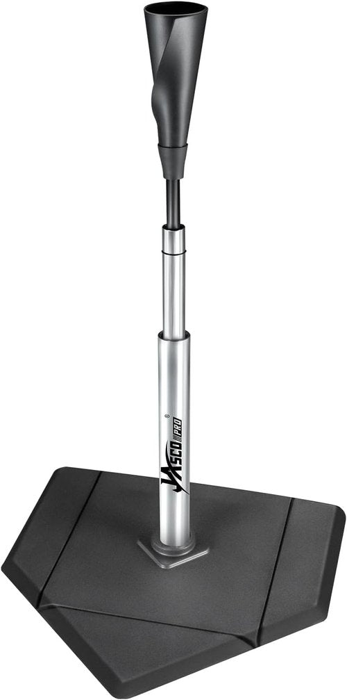JASCOPRO Baseball & Softball Batting Tee - Height Adjustable 24 to 46 Inches, Portable Design