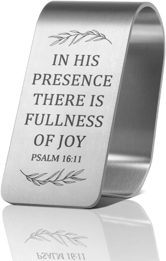 Psalm 16:11 Car Visor Clip, Christian Faith Gifts for Women Men