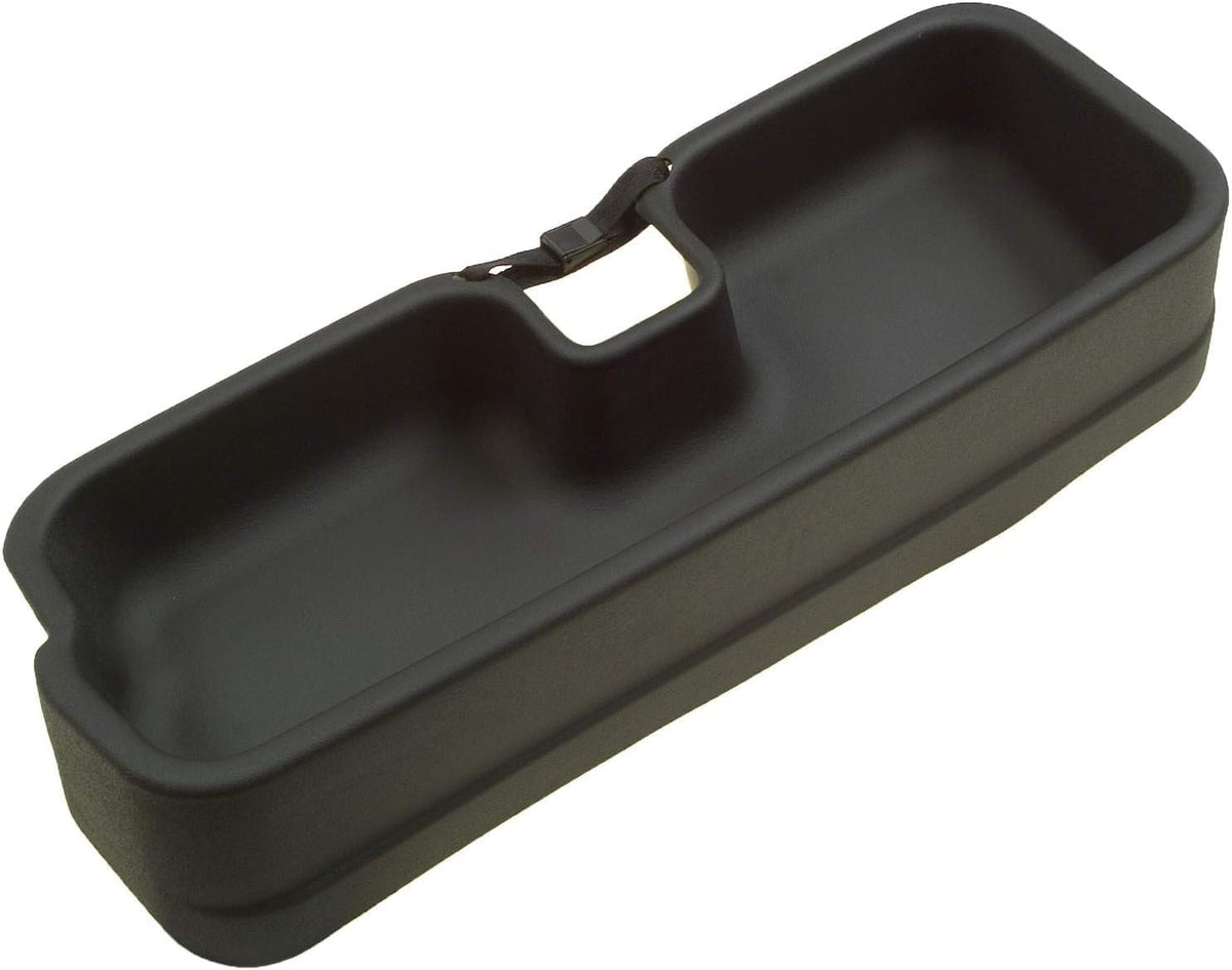 Husky Liners Gearbox - Under Seat Storage Box | 2009-2014 Ford F-150 SuperCab w/o Subwoofer Under Rear Seat - Black, 1 Pc. | 09261HUL