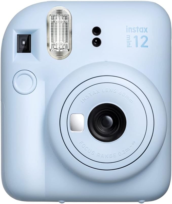 Fujifilm Instax Mini 12 Instant Camera Pastel Blue + Fuji Film Value Pack +