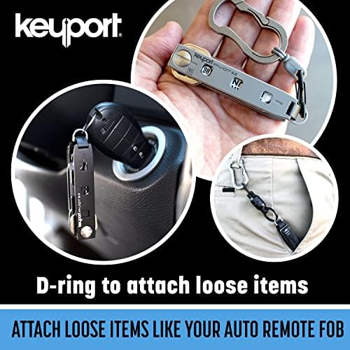 Keyport Pivot 2.0 Key Organizer - EDC Key Holder - Grade 5 Titanium