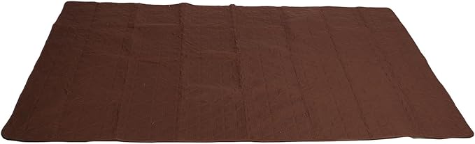Dog Bed Cover, Pet Sofa Protector with Non Slip Bottom, Double Sided TPU Blanket for Couch Furniture, Brown Washable Cover for Dogs and Cats (52x82inch)