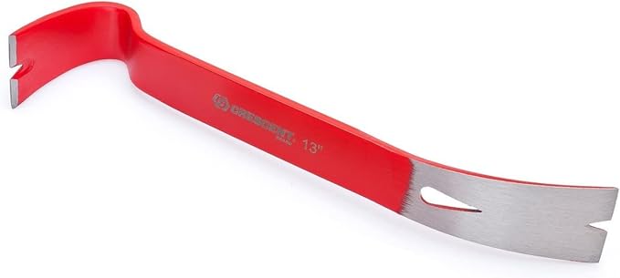 Crescent Flat Pry Bar , Red -FB13
