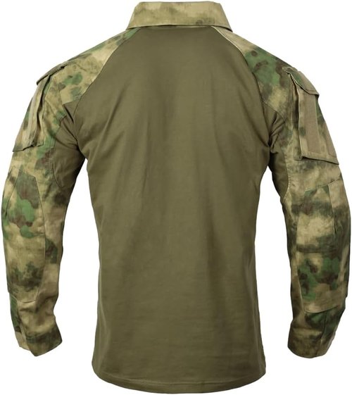 EMERSONGEAR Men's Tactical Shirt - Gen3 Quick-Dry Long Sleeve BDU for Airsoft & Paintball | Army Green