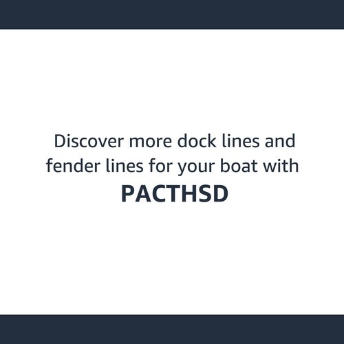 Dock Lines & Fender Lines Bundle - 4 Pack 1/2" x 15' & 4 Pack 1/2" x 6' - Durable Marine Accessories