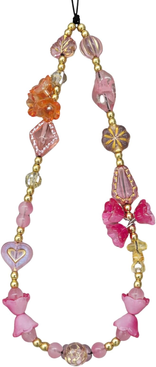 Beaded Camera Wrist Strap Cute Digital Camera Charm Lanyard, Phone Wristlet