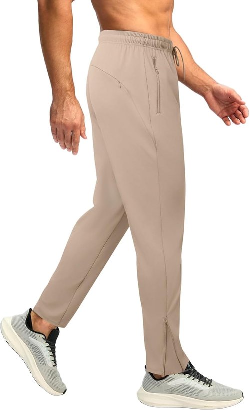 Auxo Men's Jogger Pants - Ergonomic Design for Athletic Training | Comfortable Running Fit with Ankle Zippers