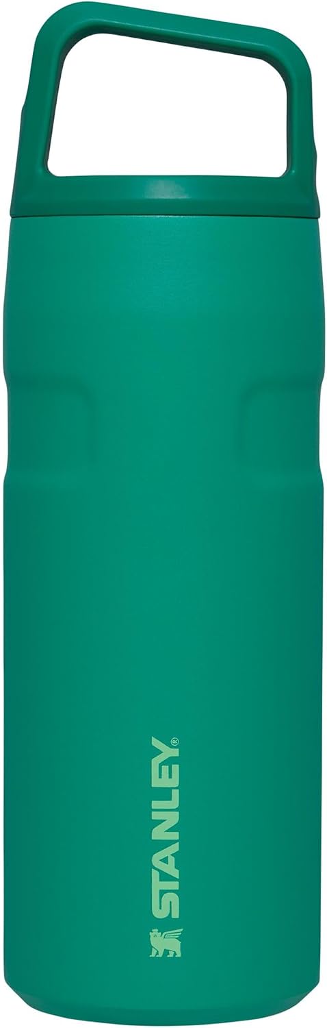 Stanley IceFlow Cap and Carry Water Bottle | Wide Mouth Twist Lid | Lightweight & Leakproof for Travel & Sports | Insulated Stainless Steel | BPA-Free