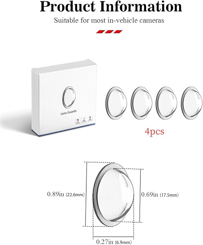 muekzru Car Camera Lens Protector
