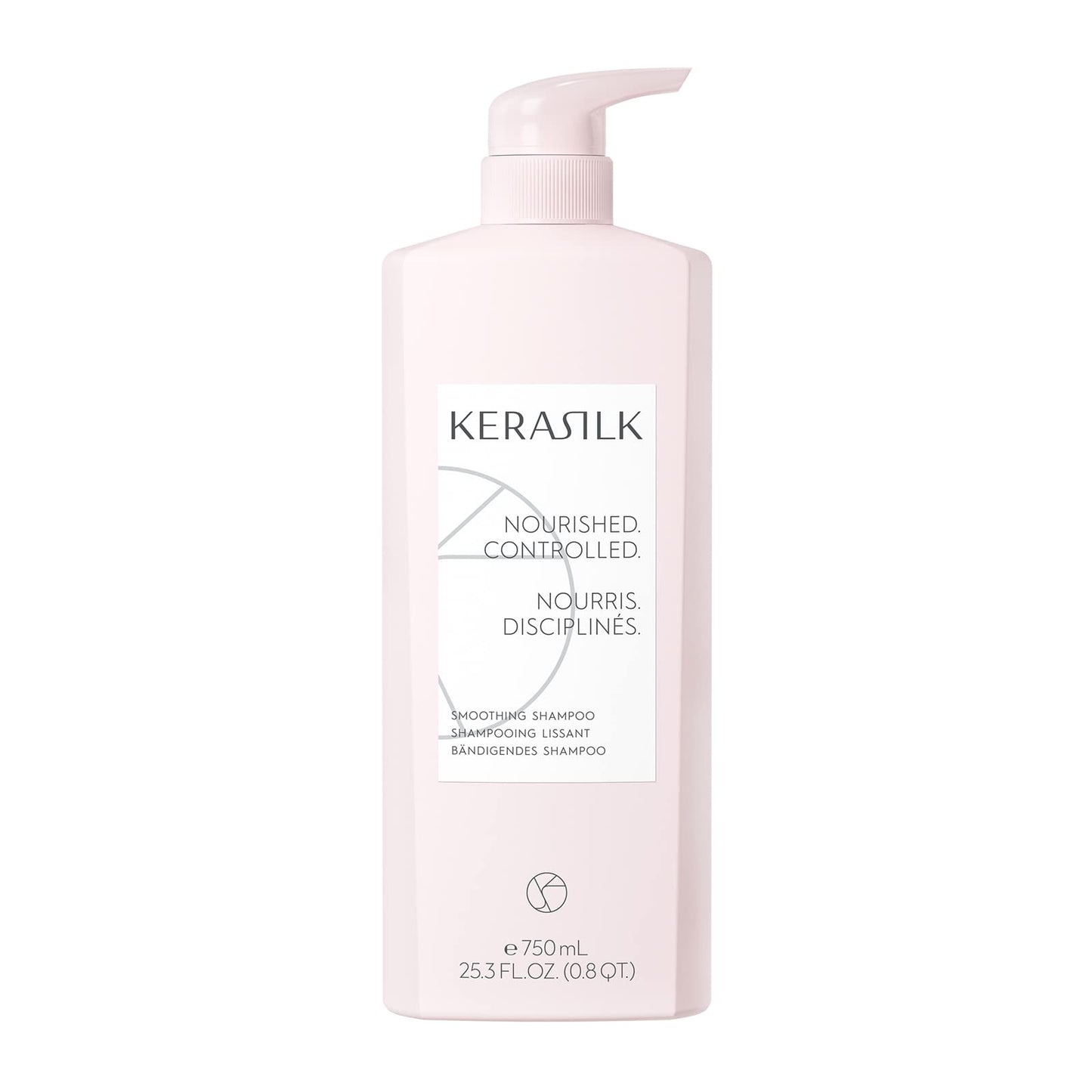 Kerasilk Smoothing Shampoo |Intensively Nourishes | Tames Frizz & Smooths Strands | For Coarse, Frizzy, Unruly Hair | Improves M