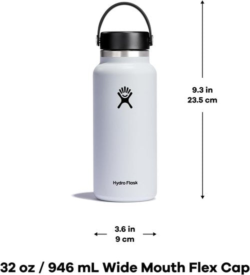Hydro Flask 32 Oz Wide Mouth Water Bottle - Berry Color with Flexible Cap
