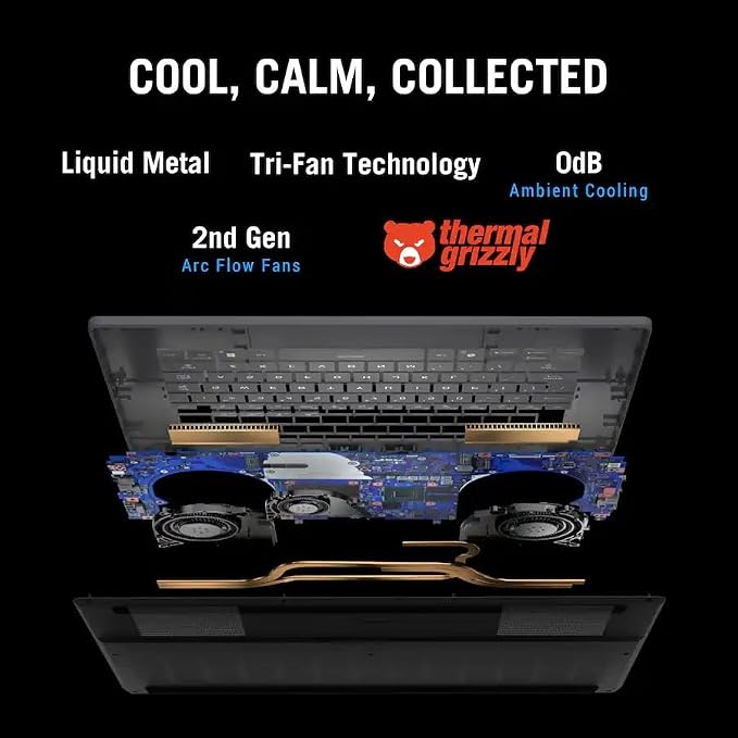 ASUS ROG Zephyrus G16 16" 2.5K OLED 240Hz Gaming Laptop, Intel Core Ultra 9 285H, RTX5070, 16GB LPDDR5X 2TB SSD, Wi-Fi7, Backlit KB, Win11, Thunderbolt4, Eclipse Gray, w/USB Hub, W/GaLiMu