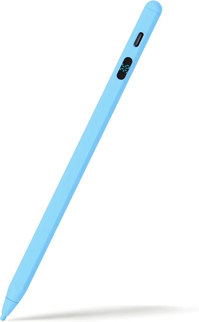 Active Stylus Pen with LED Display, 2-in-1 Dual Modes Digital Pencil