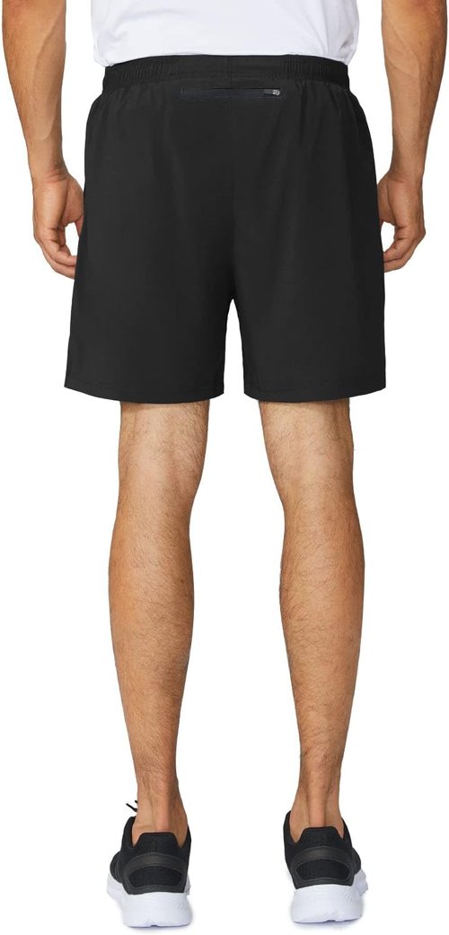 Baleaf Men's 5" Running Shorts - Lightweight Quick-Dry Athletic Wear with Zipper Pocket for Gym & Tennis