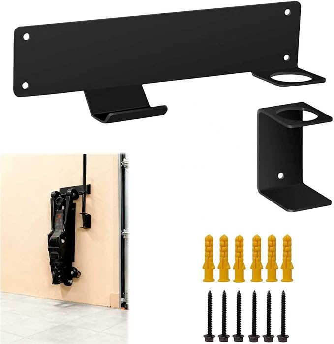 Floor Jack Wall Mount Organizer Brackets, Garage Tool Hangers Jack Stands Holder, Storage Rack Hydraulic Trolley Jack Stand Accessories