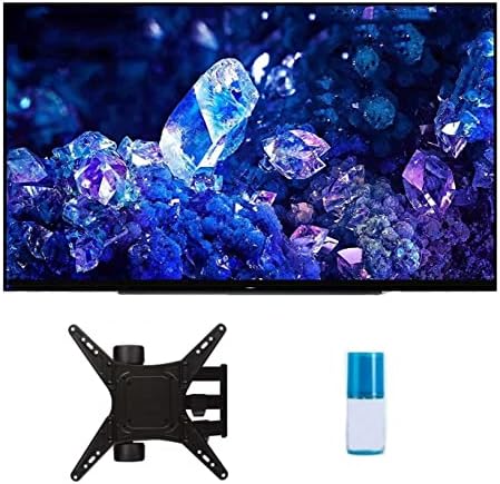 Sony XR42A90K 42" 4K Bravia XR OLED High Definition Resolution Smart TV with a Walts TV Full Motion Mount for 32"-65" Compatible TV's and Walts Screen Cleaner Kit (2022)