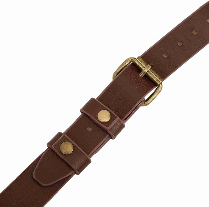 Dual Camera Harness & Leather Shoulder Strap Comfortable Carry