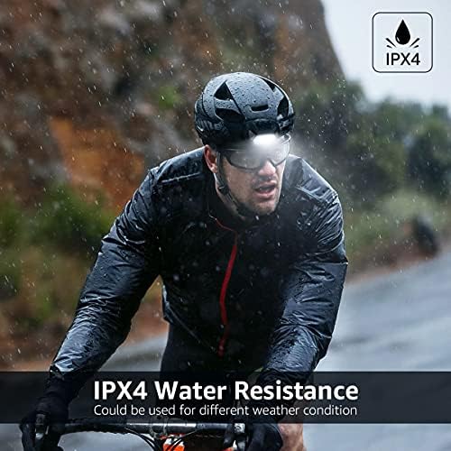 Lepro Headlamp Battery Powered Waterproof LED Headlight 2 Pack - Black
