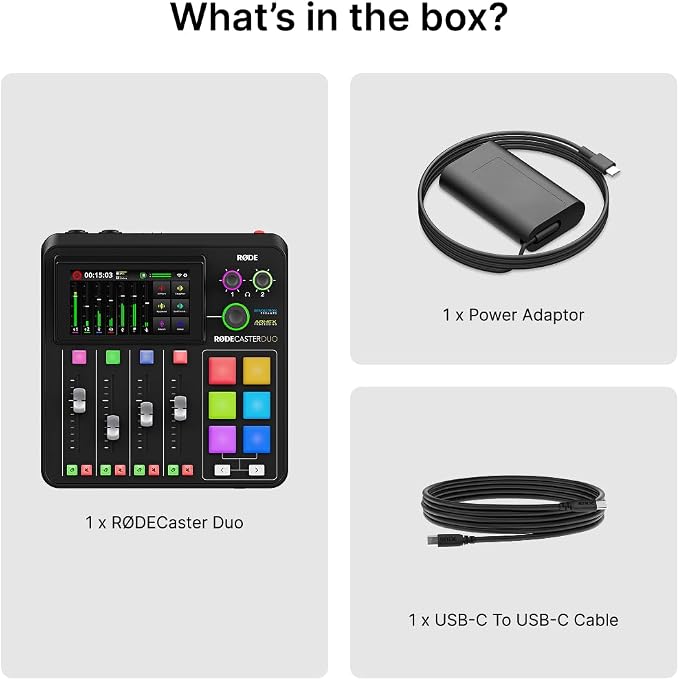 RØDE RØDECaster Duo Compact All-in-One Audio Production Solution