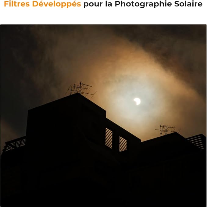 K&F CONCEPT 77mm ND1000000 ND Lens Filter Solar Eclipse Neutral Density Camera
