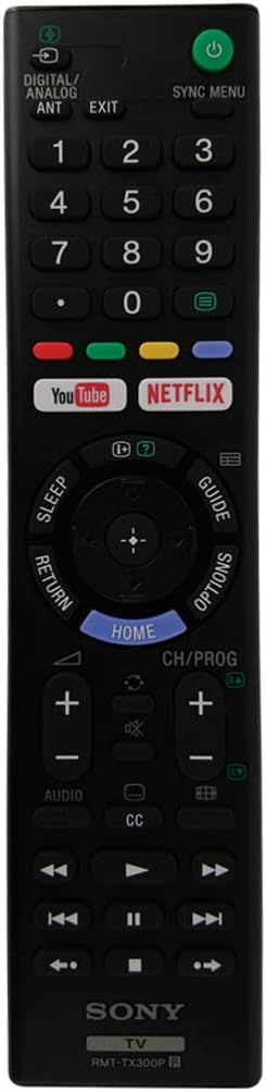 Factory Original SONY RMT-TX300P Universal Replacement TV Remote Control Substitute RMF-TX200U RMF-TX300U RMF-TX201U RMF-TX310U RMF-TX220U RMF-TX300B RMF-TX310B RMF-TX200B RMT-TX102U RMT-TX100U