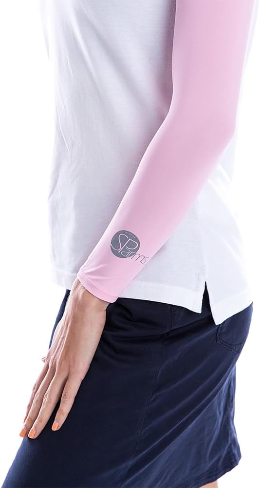 SParms Premium Sun Protection Arm Sleeves for Men and Women | Lightweight, Breathable Compression Arm Sleeves