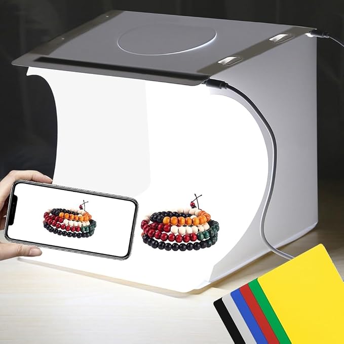Photo Light Box 10" Portable Folding Photography Light Tent kit