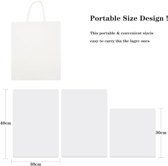 3 PCS Board Photo Backdrop, 15.8x11.8 Inch Waterproof Photography Backdrop