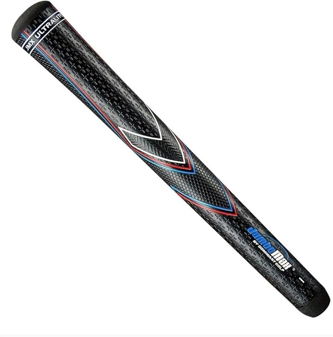 JumboMax JMX UltraLite Golf Grips Oversized - 20-25% Lighter, Enhanced Clubhead Awareness, Tri-Texture, Twist-Resistant StabilityCore