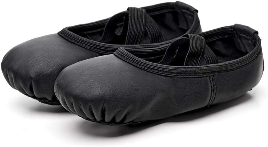 Stelle Ballet Shoes - Soft Leather Toddler Ballet Slippers for Girls & Boys | Comfortable Dance Footwear