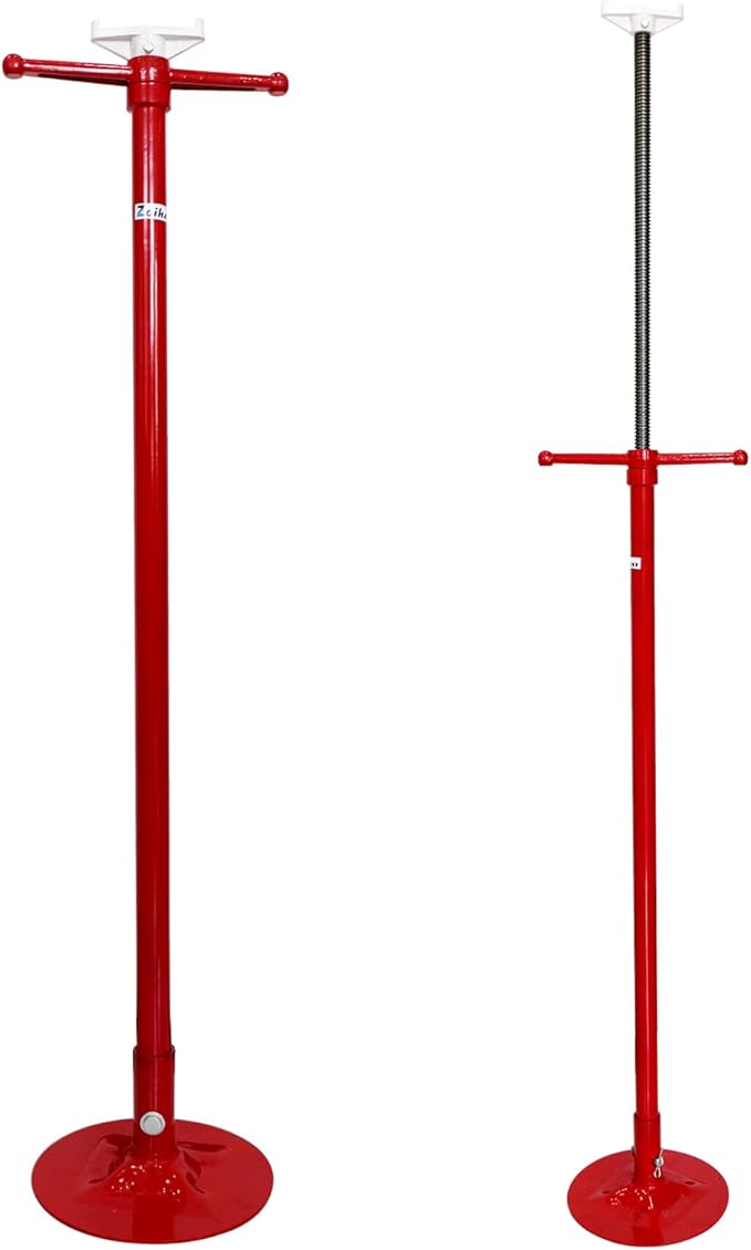 Underhoist Support Stand,¾ Ton Capacity 1650LBS Jack Stand, Bearing Mounted Spin Handle,Large Base, Self-Locking Threaded Screw,Height Adjustment Under Load,Supports Vehicle Components Support
