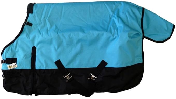 AJ Tack 1200D Waterproof Winter Pony Blanket - 300g Heavyweight Turnout with Fleece Collar, Shoulder Gussets & Tail Flap - Camouflage 62"