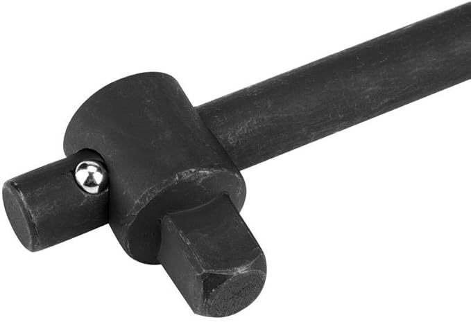 Fafeicy Sliding T Handle Socket Wrench Breaker Bar High Torsion Force Heavy Duty Steel for Vehicle Maintenance DIY(3/4" inch)