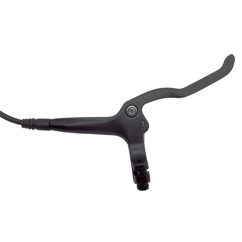 Tianeraus Mountain Bike Hydraulic Brake and Lever - Left Front 850mm Adapter Aluminum Alloy Hydraulic Bike Brakes, is/PM Adapter, Resin Pads, Black (is/PM)
