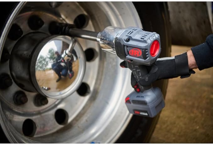 Ingersoll Rand W8571-K2 3/4" 20V Cordless Impact Wrench 2 Battery Kit, 2000 ft-lb Torque, 6" Extended Anvil, Friction Ring Thru-hole, Pistol