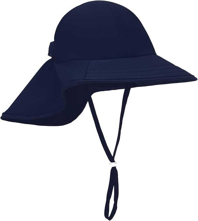 Zelda Matilda Sunhat Infant Toddler & Kids Summer Water Flap Baby Swim hat UPF 50 Boy & Girl Beach
