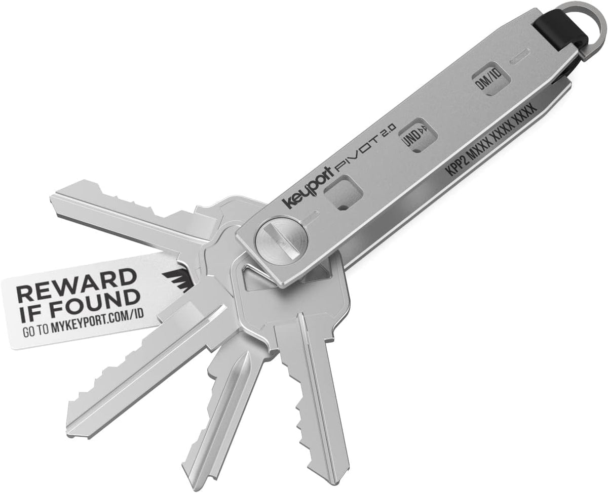 Keyport Pivot 2.0 Key Organizer - EDC Key Holder - Grade 5 Titanium